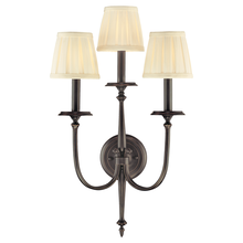 Hudson Valley 5203-PN - 3 LIGHT WALL SCONCE