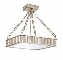 Hudson Valley 933-PN - 3 LIGHT SEMI FLUSH