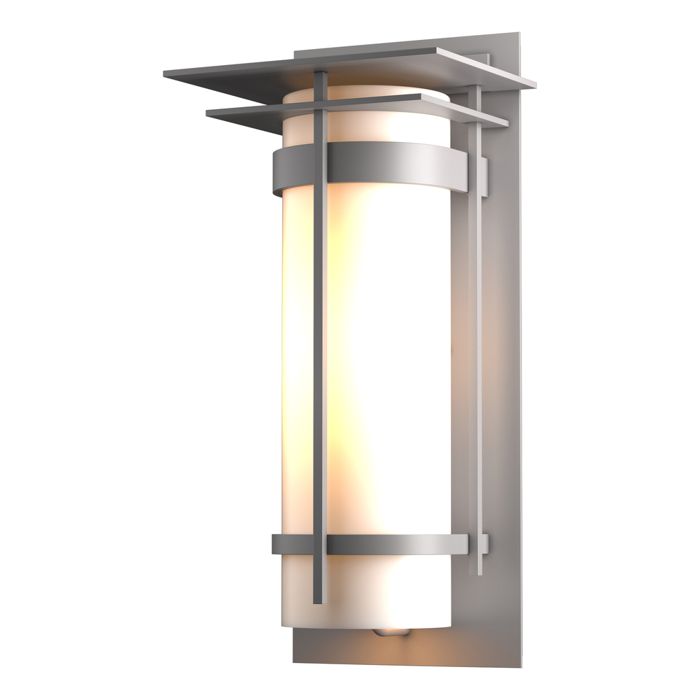 Banded with Top Plate Large Outdoor Sconce