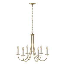 Hubbardton Forge 101160-SKT-86 - Simple Sweep 6 Arm Chandelier