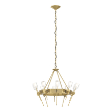 Hubbardton Forge 101525-SKT-86-YC0369 - Echo 10-Light Circular Chandelier