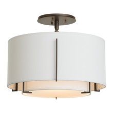 Hubbardton Forge 126501-SKT-07-SF1099-SF1590 - Exos Small Double Shade Semi-Flush