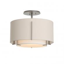 Hubbardton Forge 126501-SKT-82-SF1099-SE1590 - Exos Small Double Shade Semi-Flush