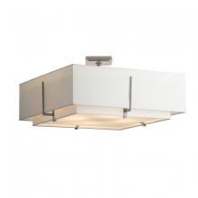 Hubbardton Forge 126513-SKT-82-SF2012-SF2401 - Exos Square Large Double Shade Semi-Flush