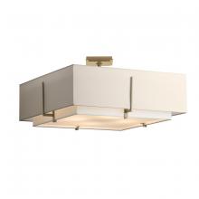 Hubbardton Forge 126513-SKT-84-SF2012-SE2401 - Exos Square Large Double Shade Semi-Flush