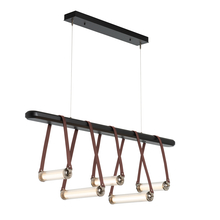 Hubbardton Forge 131053-LED-STND-10-24-LB-WB-ZM0704 - York Linear 5-Light LED Pendant