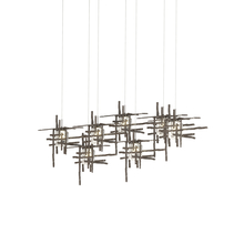 Hubbardton Forge 131095-SKT-LONG-14-II0728 - Tura 7-Light Seeded Glass Pendant