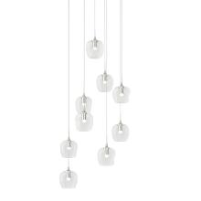  131103-SKT-LONG-85-ZM0709 - Ume 9-Light Pendant