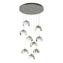 Hubbardton Forge 131105-SKT-STND-85-02-GG0711 - Brooklyn 9-Light Double Shade Pendant