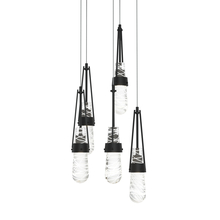 Hubbardton Forge 131120-SKT-LONG-10-YJ0434 - Link 5-Light Blown Glass Pendant