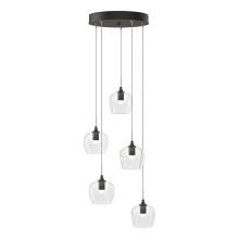  131123-SKT-STND-07-ZM0709 - Ume 5-Light Pendant