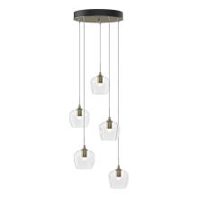  131123-SKT-STND-84-ZM0709 - Ume 5-Light Pendant