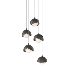 Hubbardton Forge 131125-SKT-LONG-20-14-GG0711 - Brooklyn 5-Light Double Shade Pendant