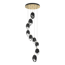 Hubbardton Forge 131141-SKT-LONG-86-BP0755 - Chrysalis 9-Light Large Crystal Pendant