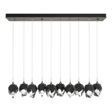 Hubbardton Forge 131143-SKT-LONG-07-BP0754 - Chrysalis 10-Light Small Crystal Pendant