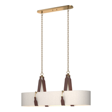 Hubbardton Forge 134070-SKT-STND-27-LB-SE4608 - Saratoga Oval Pendant