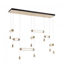 Hubbardton Forge 139101-LED-STND-84-ZM0696 - Libra 7-Light Double Linear LED Pendant