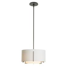 Hubbardton Forge 139602-SKT-MULT-07-SF1099-SF1590 - Exos Small Double Shade Pendant