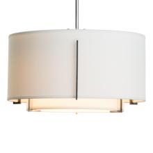 Hubbardton Forge 139602-SKT-MULT-85-SF1099-SF1590 - Exos Small Double Shade Pendant