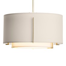 Hubbardton Forge 139602-SKT-MULT-86-SF1099-SE1590 - Exos Small Double Shade Pendant