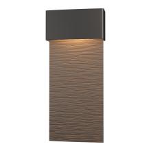 Hubbardton Forge 302632-LED-14-77 - Stratum Large Dark Sky Friendly LED Outdoor Sconce