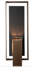 Hubbardton Forge 302604-SKT-80-SL-ZM0546 - Shadow Box Large w/Slate Outdoor Sconce