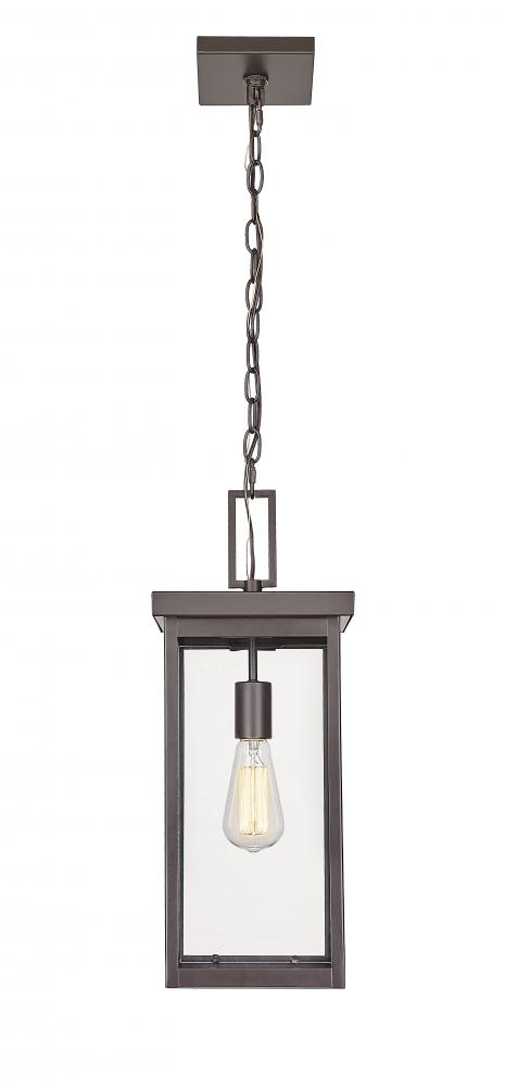 Barkeley 1-Light Outdoor Hanging Lantern Powder Coated Bronze