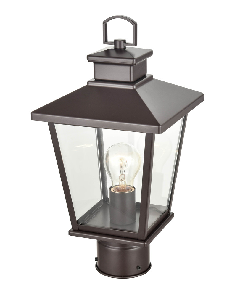 Bellmon 1-Light Outdoor Post Lantern Powder Coated Bronze