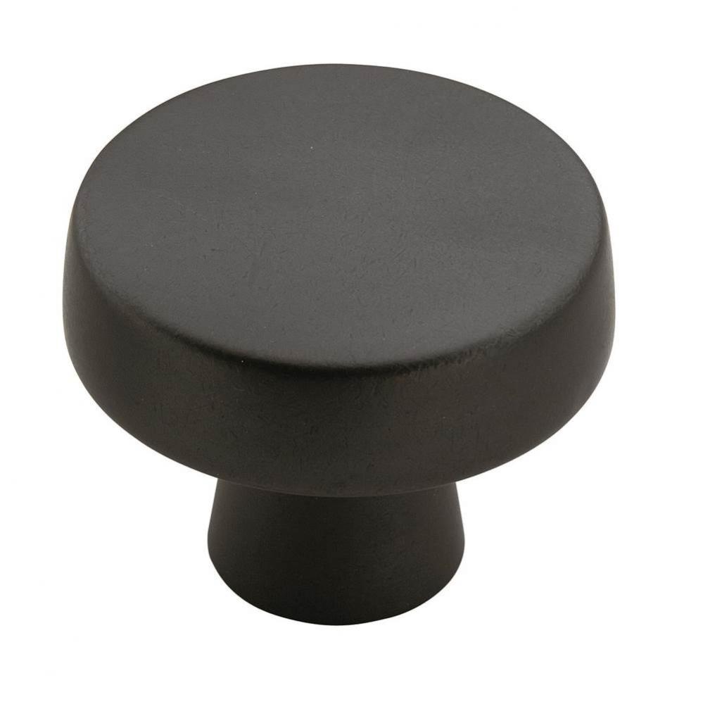 Blackrock 1-5/8 in (44 mm) Diameter Black Bronze Cabinet Knob