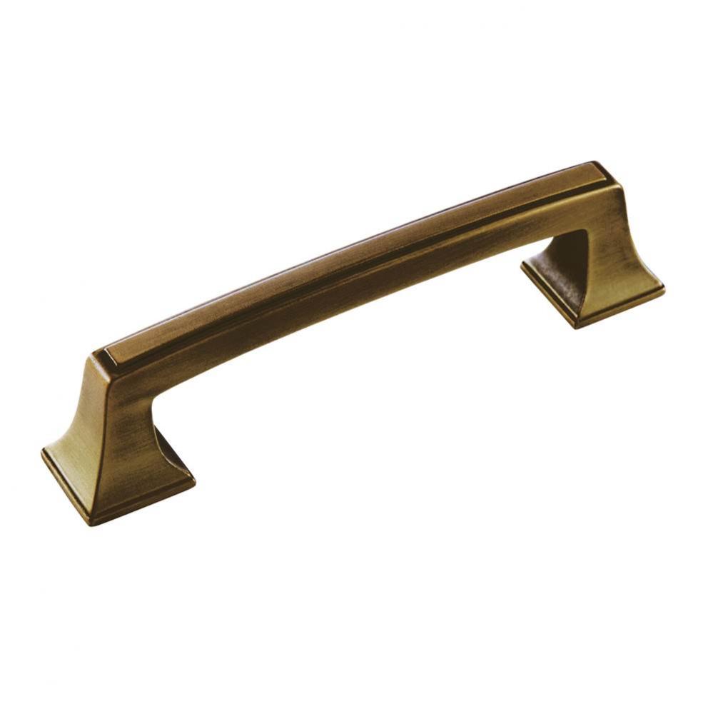 Mulholland 3-3/4 in (96 mm) Center-to-Center Gilded Bronze Cabinet Pull