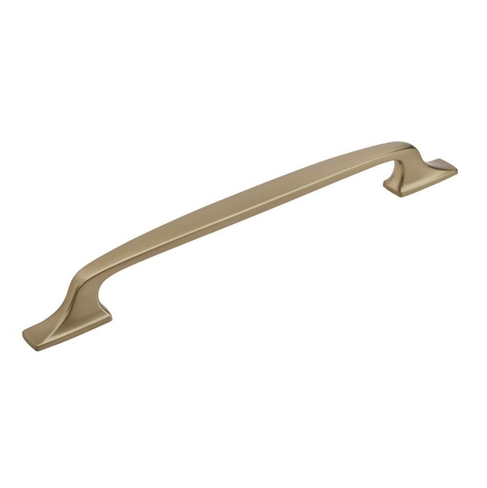 Highland Ridge 12 in (305 mm) Center-to-Center Golden Champagne Appliance Pull