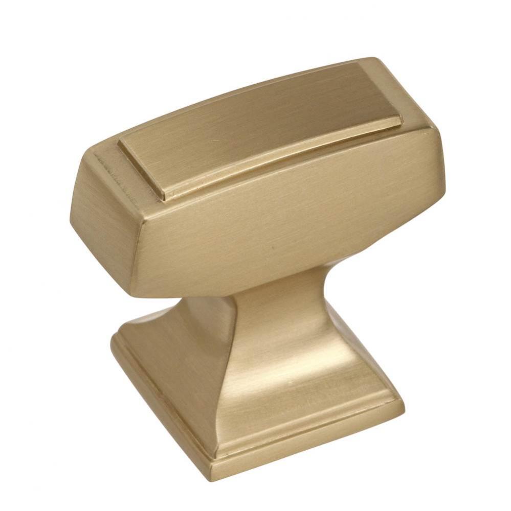 Mulholland 1-1/4 in (32 mm) Length Golden Champagne Cabinet Knob