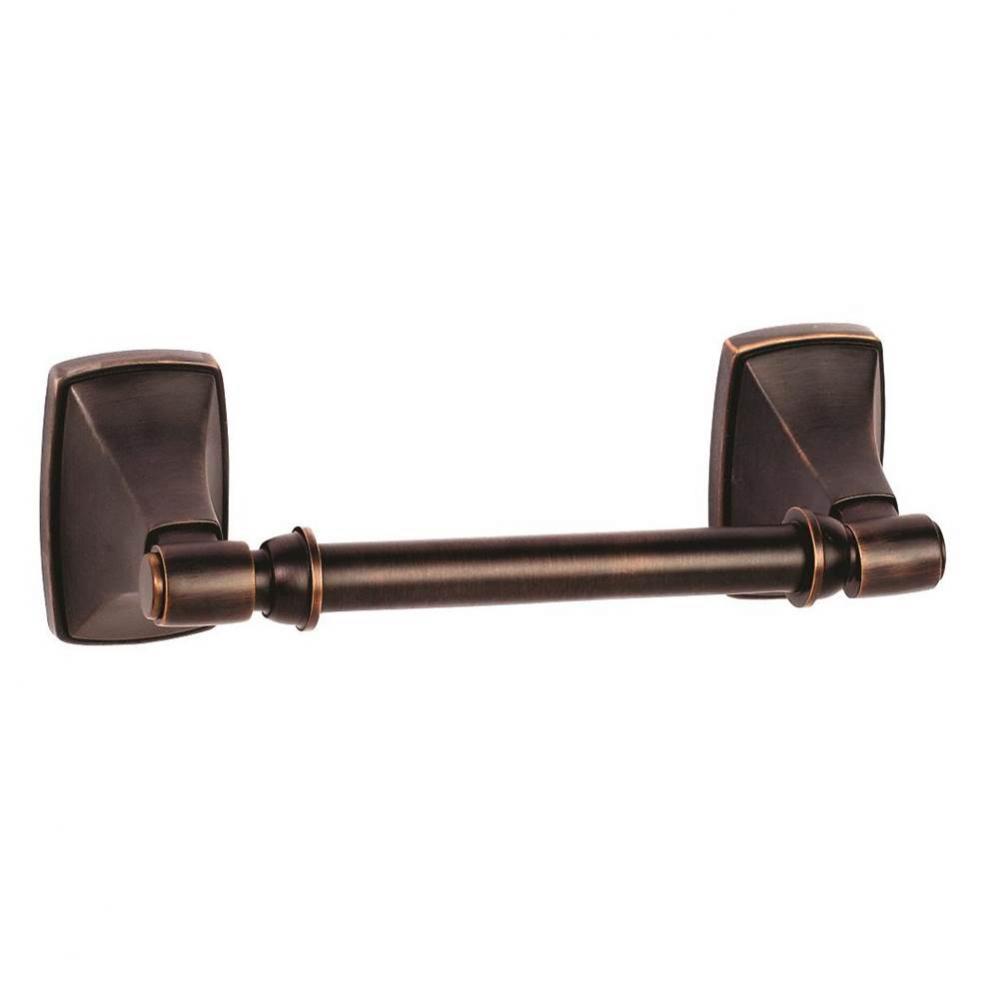 Clarendon Pivoting Double Post Tissue Roll Holder in Oil-Rubbed Bronze
