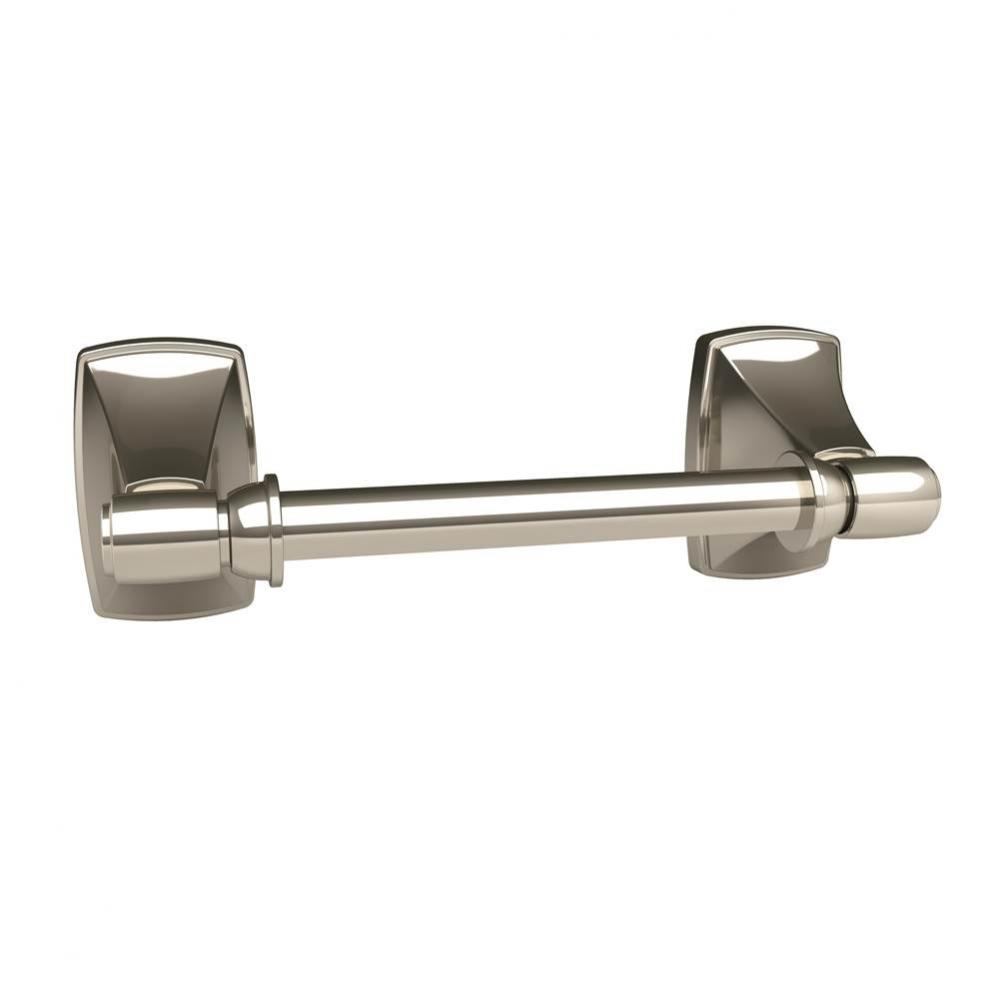 Clarendon Pivoting Double Post Tissue Roll Holder in Polished Nickel