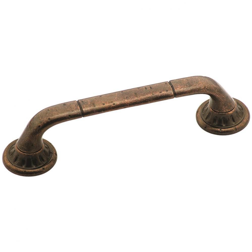 Ambrosia 3-3/4 in (96 mm) Center-to-Center Rustic Bronze Cabinet Pull