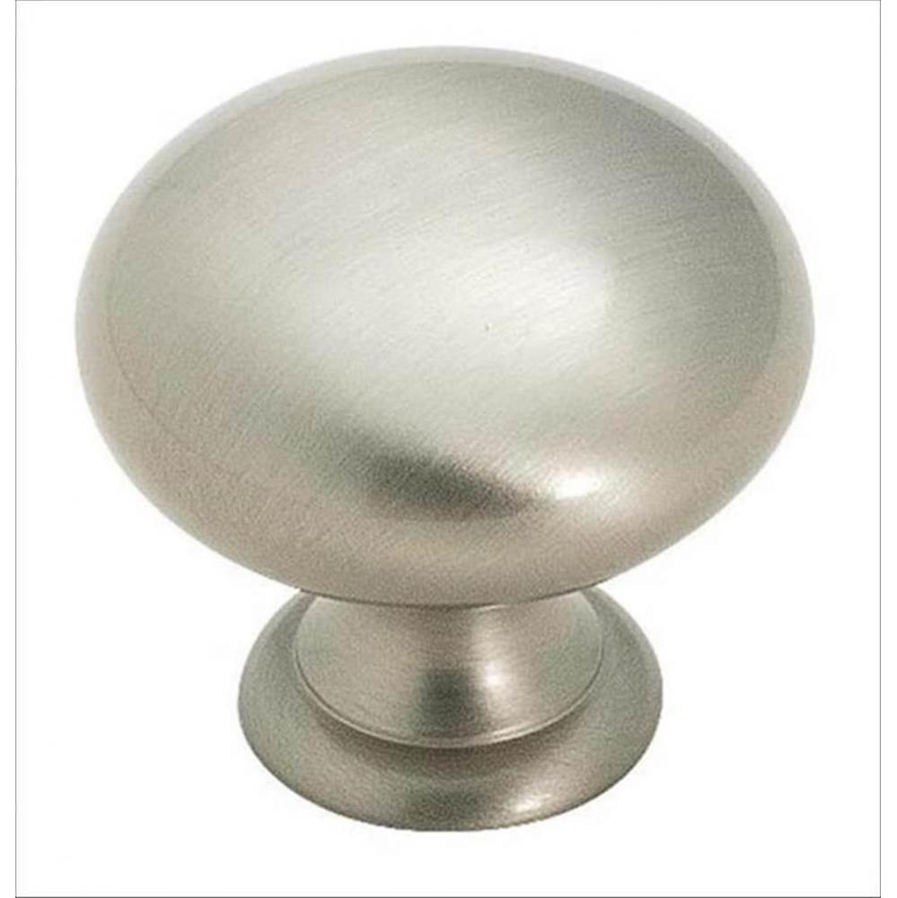 Brass Classics 1-1/4 in (32 mm) Diameter Satin Nickel Cabinet Knob