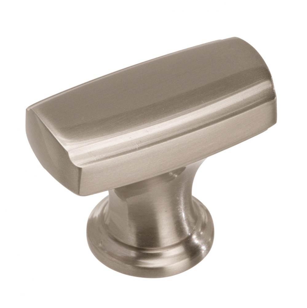 Highland Ridge 1-3/8 in (35 mm) Length Satin Nickel Cabinet Knob