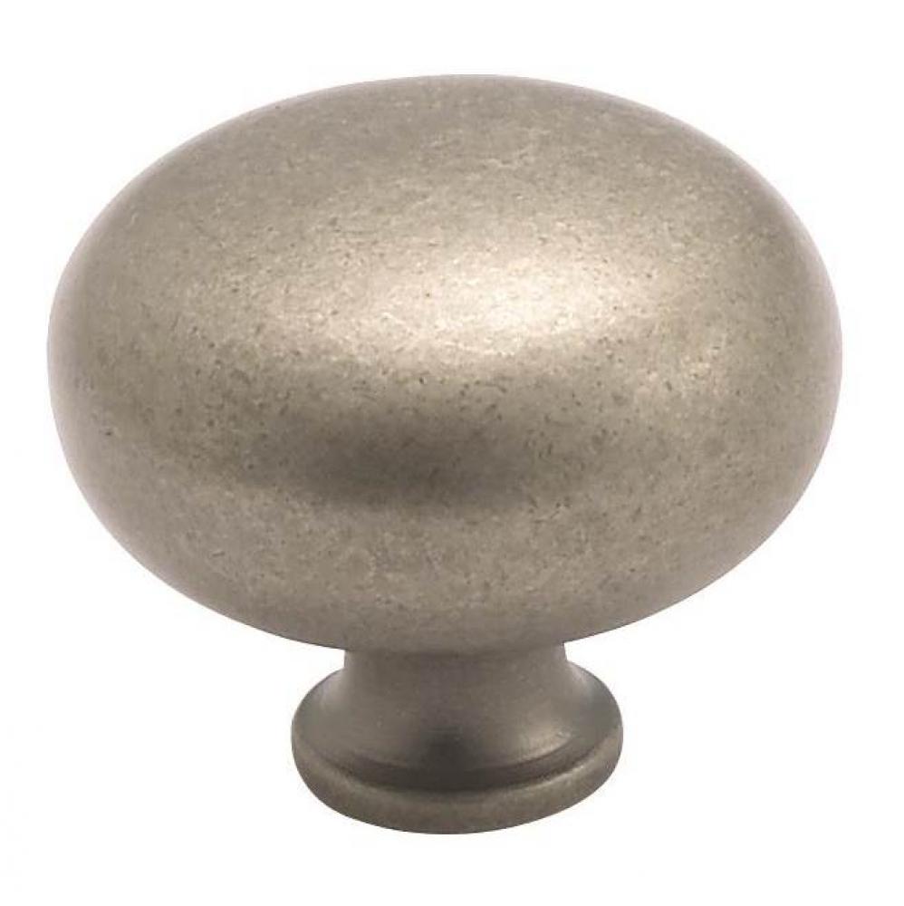 Classics 1-1/2 in (38 mm) Diameter Weathered Nickel Cabinet Knob