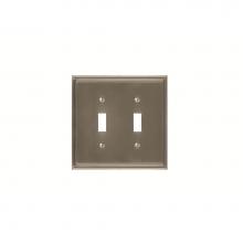 Amerock BP36515G10 - WALLPLATE-MULHOLLAND-2 TOGGLE-G10