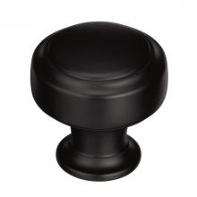 Amerock BP55312BBR - Highland Ridge 1-3/16 in (30 mm) Diameter Black Bronze Cabinet Knob