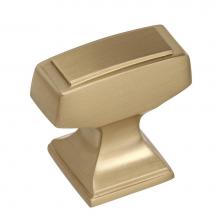 Amerock BP53029BBZ - Mulholland 1-1/4 in (32 mm) Length Golden Champagne Cabinet Knob