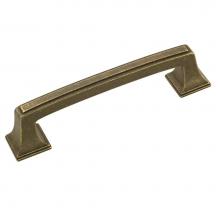 Amerock BP53031R3 - Mulholland 3-3/4 in (96 mm) Center-to-Center Rustic Brass Cabinet Pull