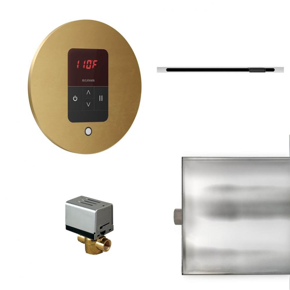 MrSteam Basic Butler Linear Package Round Satin Brass