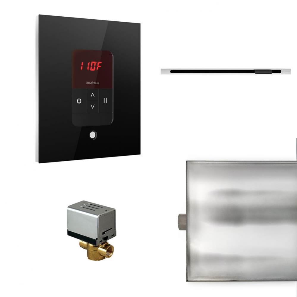 Basic Butler Linear Steam Shower Control Package with iTempo Control and Linear SteamHead in Squar