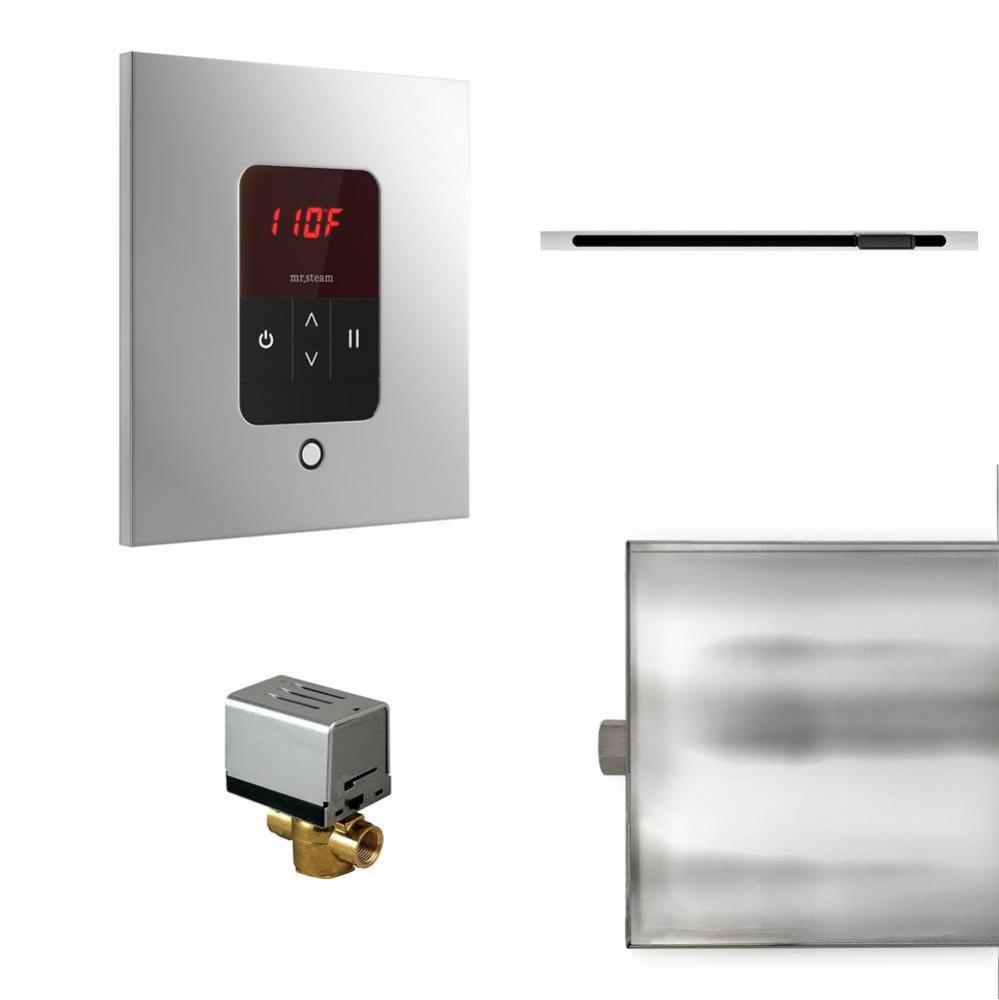 Basic Butler Linear Steam Shower Control Package with iTempo Control and Linear SteamHead in Squar