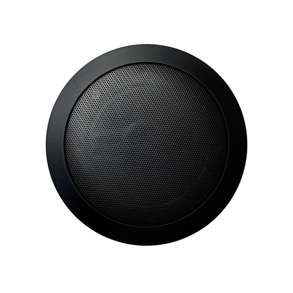 6.5 in. W. MusicTherapy Speaker in Round Black