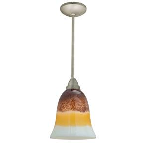 One Light Ru  Down Mini Pendant