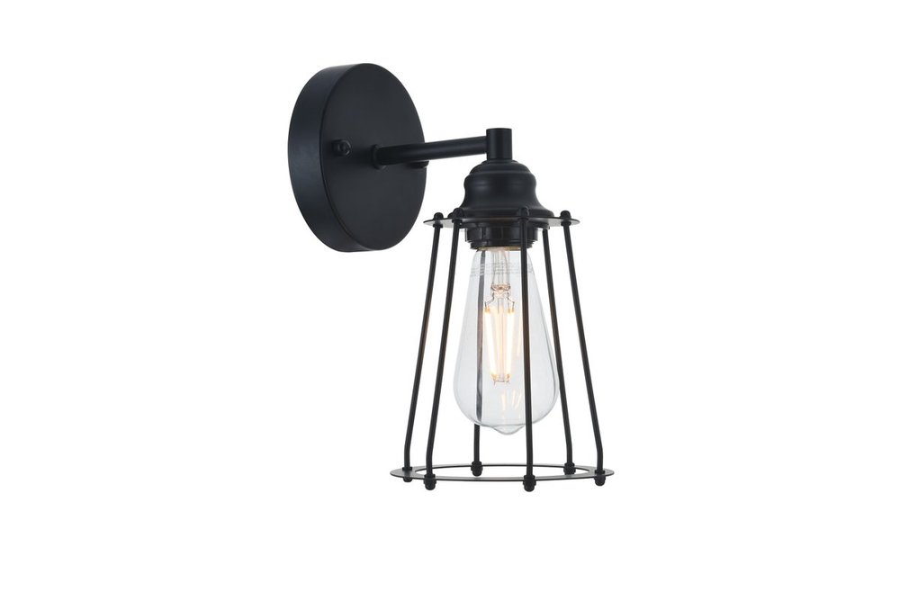 Auspice 1 light black Wall Sconce