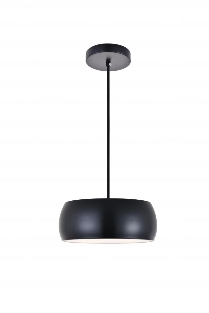 Flynn 2 Light Black Pendant