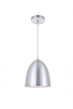 Elegant LDPD2036BN - Circa 1 Light Burnished Nickel Pendant